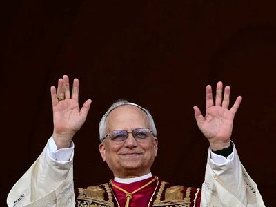 Newly elected Pope Leo XIV