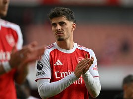 Arsenal's German midfielder #29 Kai Havertz