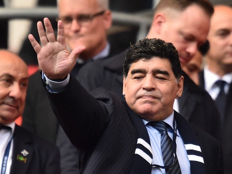 late football legend Diego Maradona