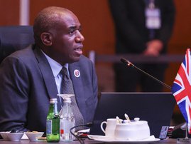 Britain's Foreign Secretary David Lammy