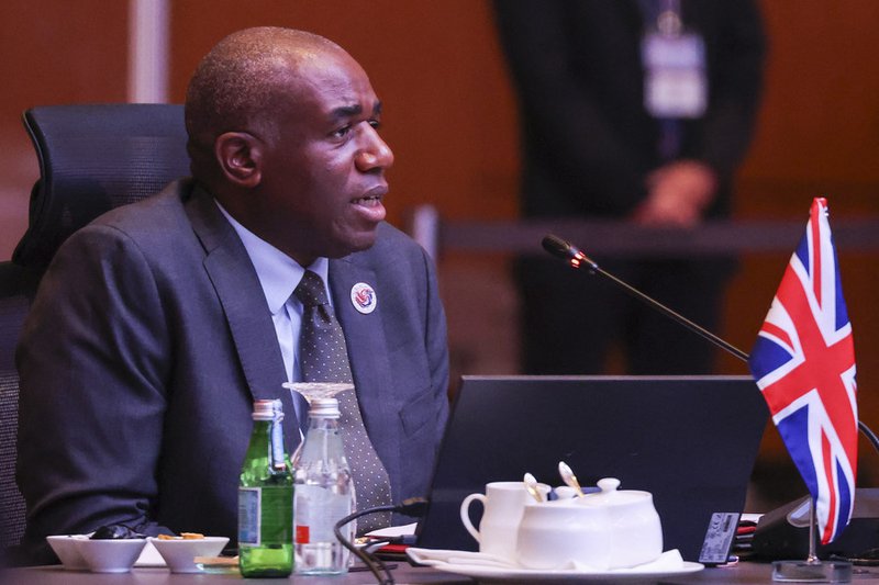 Britain's Foreign Secretary David Lammy