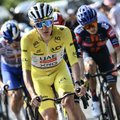 Current Tour de France leader Tadej Pogacar