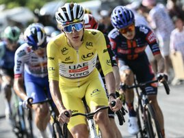 Current Tour de France leader Tadej Pogacar