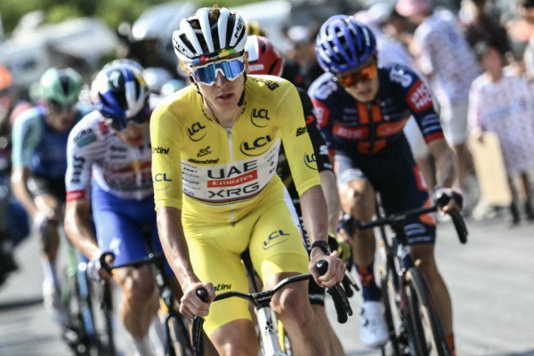 Current Tour de France leader Tadej Pogacar