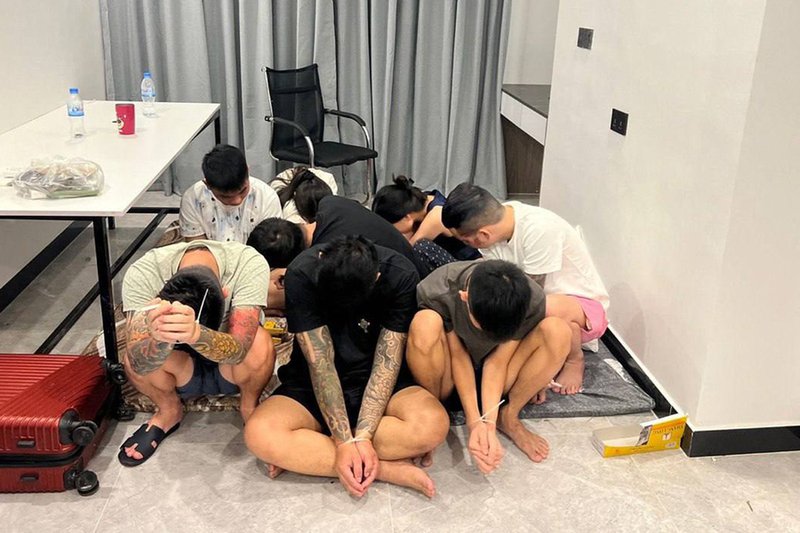 Cambodia cyberscam arrests