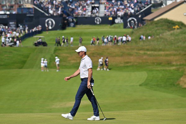 Rory McIlroy practices ahead of this weeks Open Championship at Royal Portrush