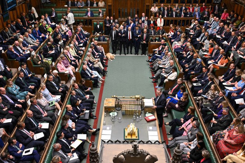 The British UK government in parliament
