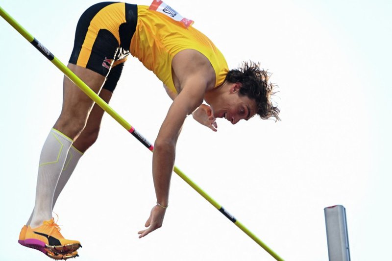 Pole Vault legend Armand Duplantis in action in Budapest