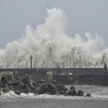 Typhoon Podul hits Taiwan