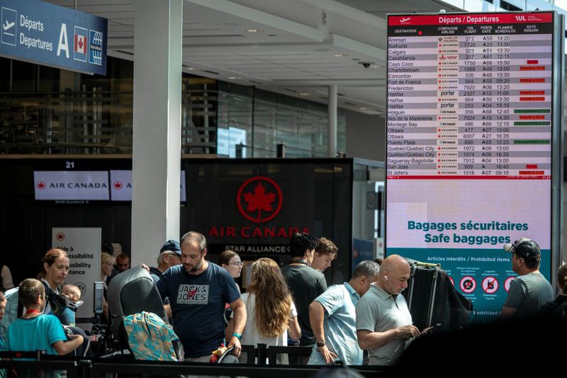 Air Canada set to shut down over flight attendants strike