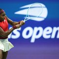 Coco Gauff at the US Open tennis tournament