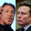 Larry Ellison, CEO of Oracle Corporation and Elon Musk in Washington