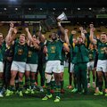 Springboks celebrate beating New Zealand