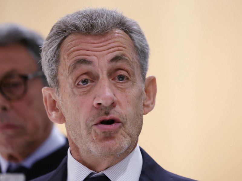 Former French president Nicolas Sarkozy