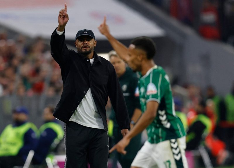 Bayern Munich manager Vincent Kompany