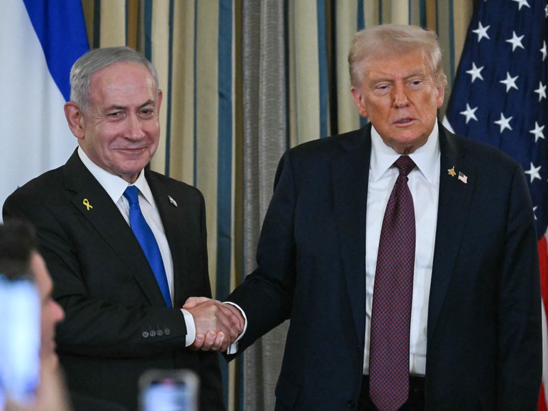 Donald Trump and Benjamin Netanyahu