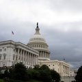 A view of the US Capitol building on the eighth day of the federal government shutdown