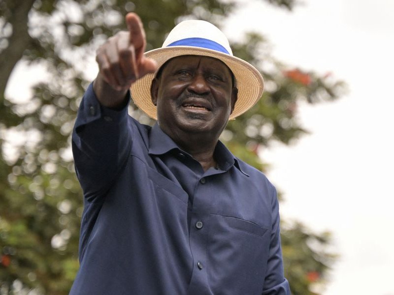 Kenyan opposition leader Raila Odinga