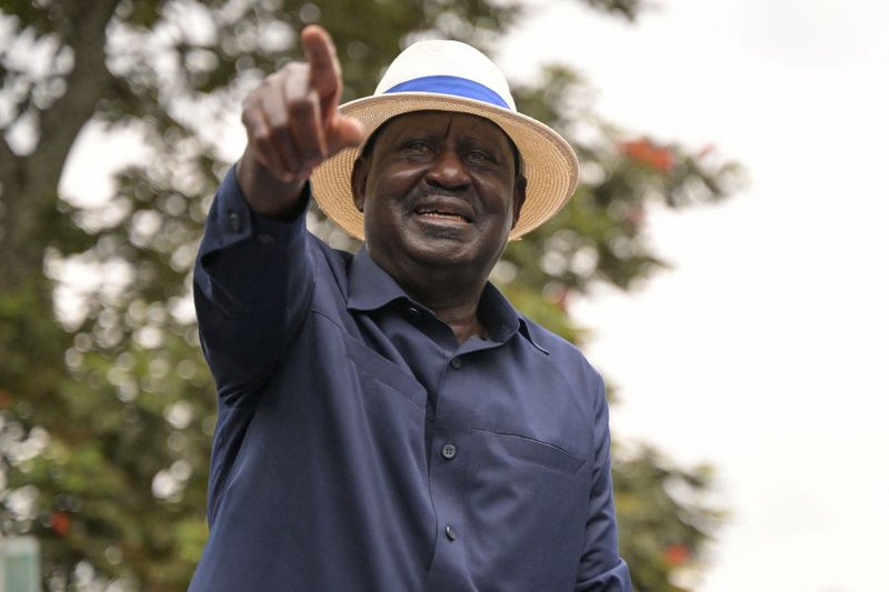 Kenyan opposition leader Raila Odinga