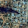 Sudan smoke billowing from fires burning around El-Fasher Airport in El-Fasher
