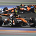 McLaren's Australian driver Oscar Piastri and McLaren's British driver Lando Norris
