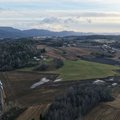 An aerial view shows the space where a rare earth mine could be in Norway