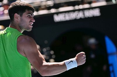 Alcaraz spearheads big names into Australian Open third round