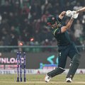 Mitchell Marsh playing for Australia