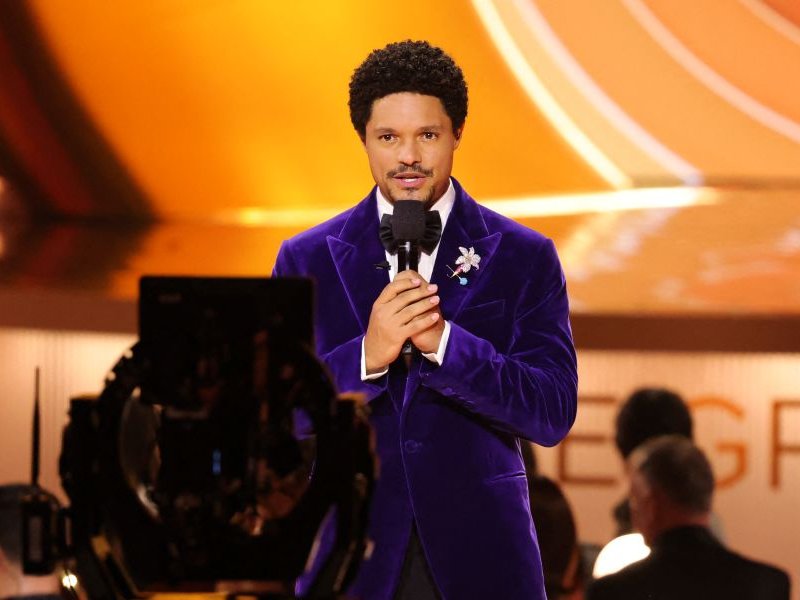 Trevor Noah speaks onstage during the 68th GRAMMY Awards