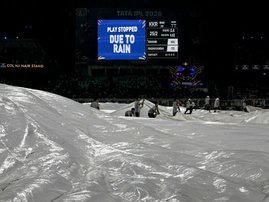 Rain washes out IPL clash between Kolkata and Punjab