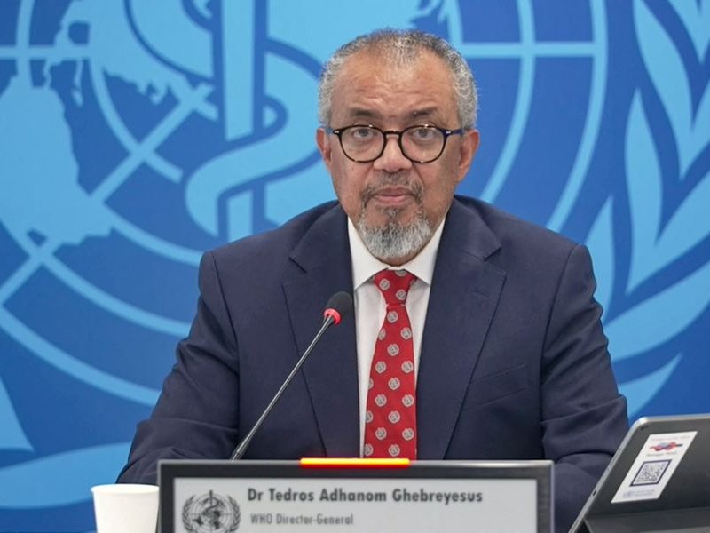 WHO Director-General Tedros Adhanom Ghebreyesus
