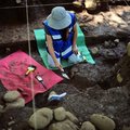 Mexican archaeologist Mireya Moreno extracts artifacts at an archaeological site in Coatepec, Veracruz, Mexico
