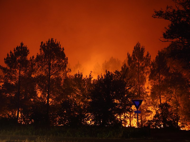 France wild fires