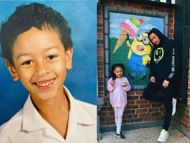 AKA and his daughter Kairo Forbes