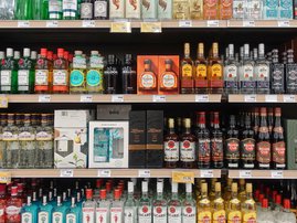 ALCOHOL IN LIQUOR STORE