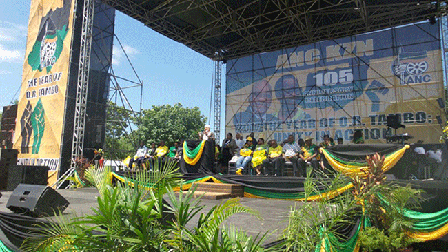 ANC celebrations in KwaDukuza Recreational Grounds