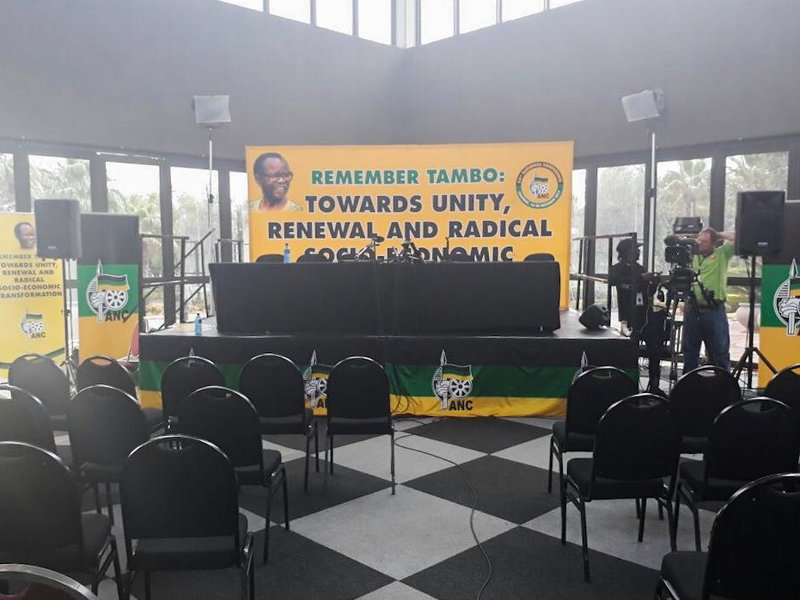Briefing room at ANC54