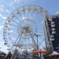 A Ferris wheel outside Waterfall City in Johannesburg