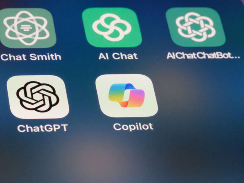 A Microsoft copilot openai chatgpt and assorted ai chatbots