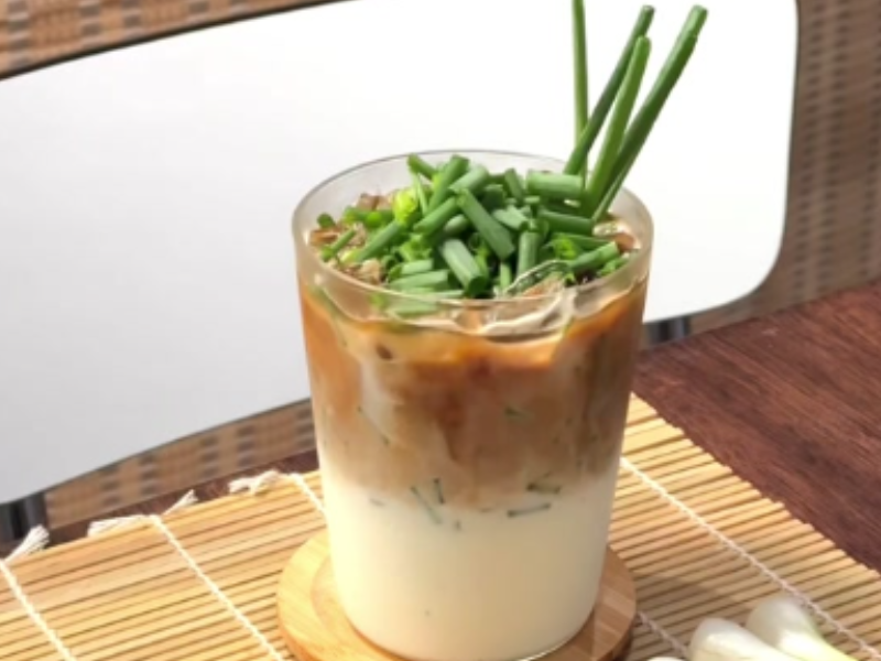 A Spring Onion Latte