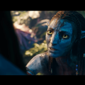 A Na'vi humanoid alien in Avatar Fire and Ash movie trailer