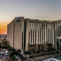 A beautiful and tall Standard Bank buildings in Johannesburg