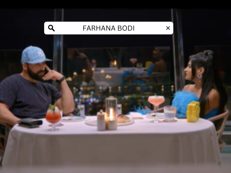A couple on a first date talking to one another
