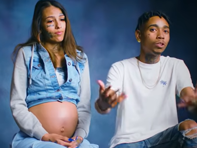 A couple take an interview about being half siblings