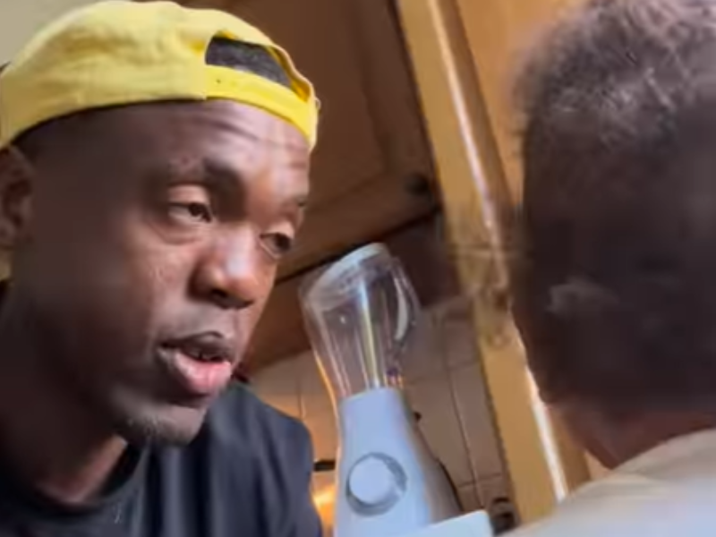A father speaking to his baby girl