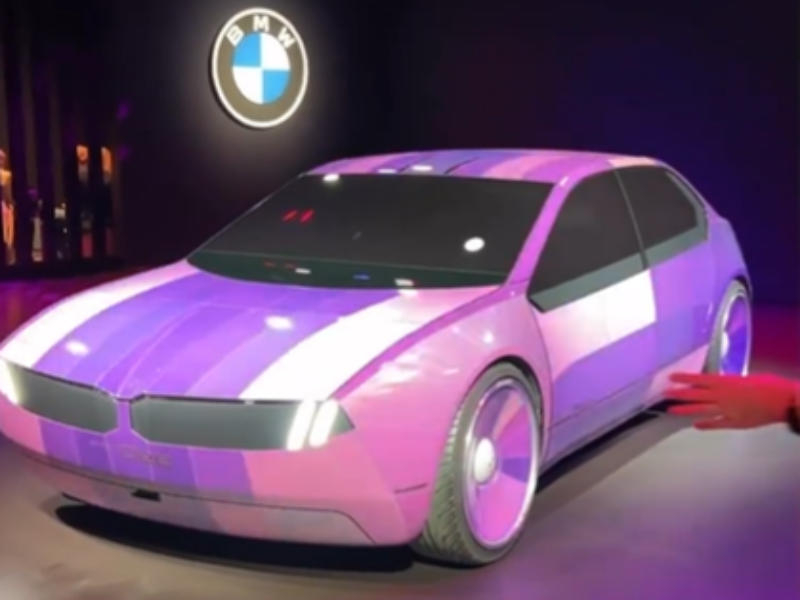 A fully colour changing car from BMW