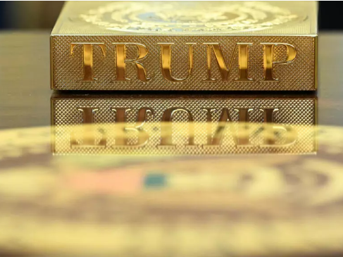 Donald Trump gold coasters