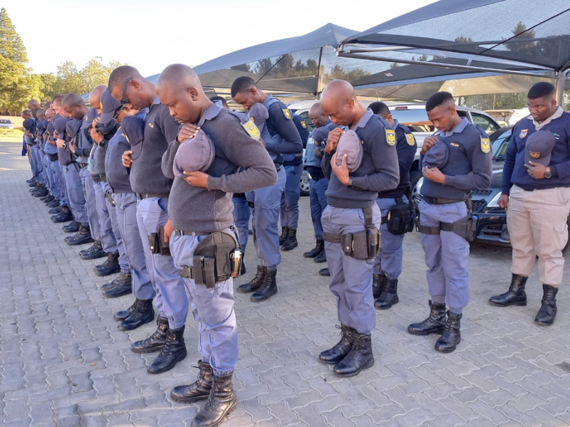 A group of police officers