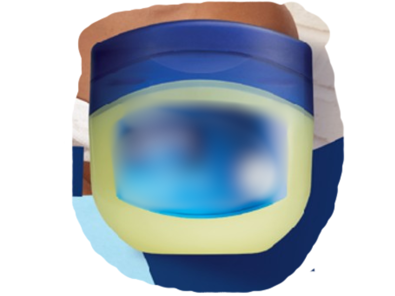 A jar of Vaseline Petroleum Jelly