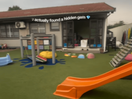 A kids play area at Pops Playhouse in Durban North